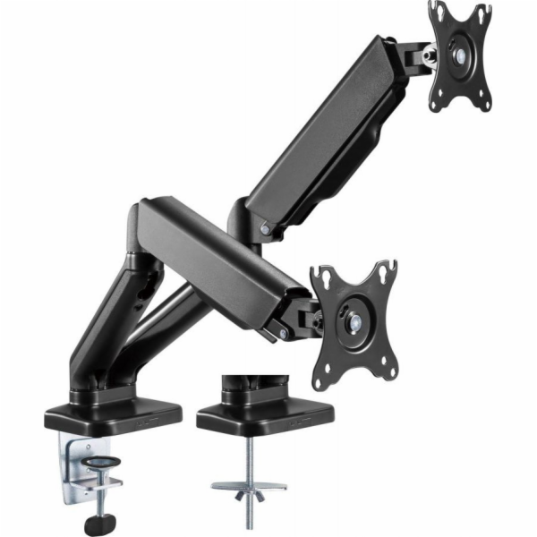 Techly Uchwyt biurkowy na 2 monitory 17 - 32 (ICA-LCD 462B)