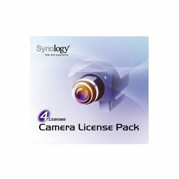 Licence Synology Camera License Pack 4 pro síťové kamery (LICENSEPACKFOR4)