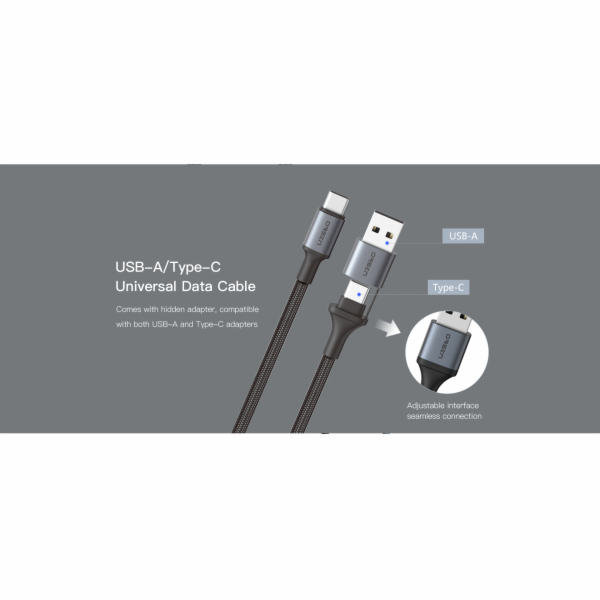 Orsen S8 2-IN-1 USB and Type-C 5A 1.5m black