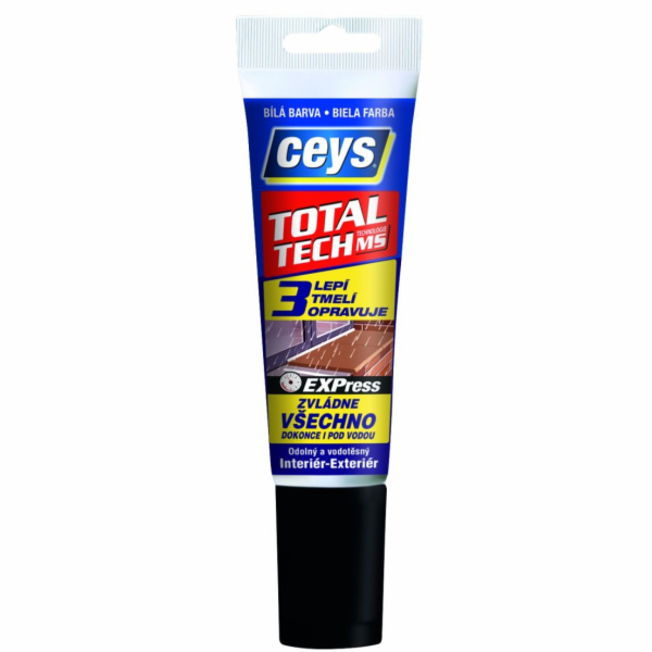 Lepidlo tmel TOTAL TECH Ceys express bílý tuba 125 ml