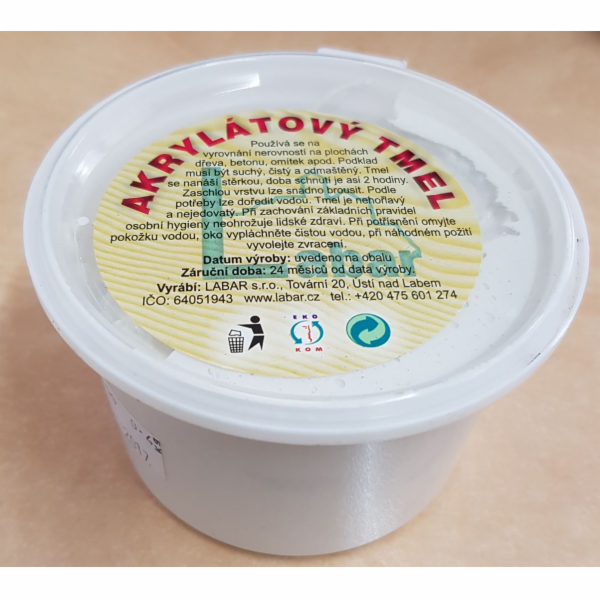 Tmel akryl 200 g bílý