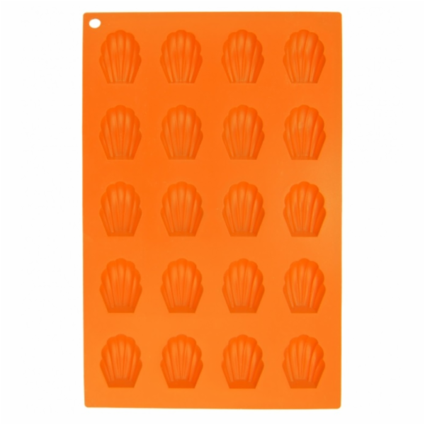 Forma na 20 ks pracinek silikon oranžová