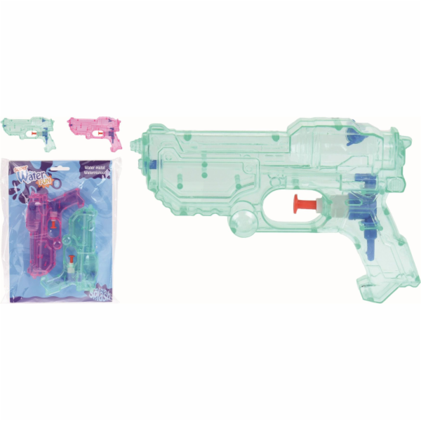 Pistole stříkací dětská 2 ks 15 cm plast
