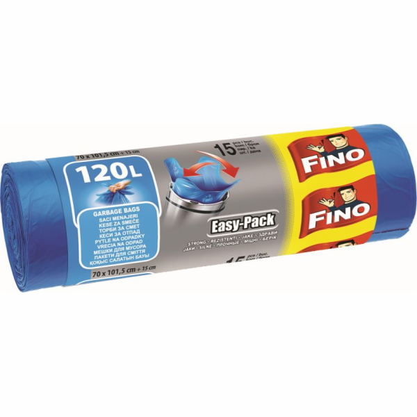 Pytel na odpadky 120 l/15 ks FINO easy-pack