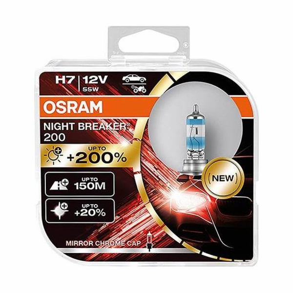 Osram Night Breaker 200 H7 12V 55W PX26d 2 ks