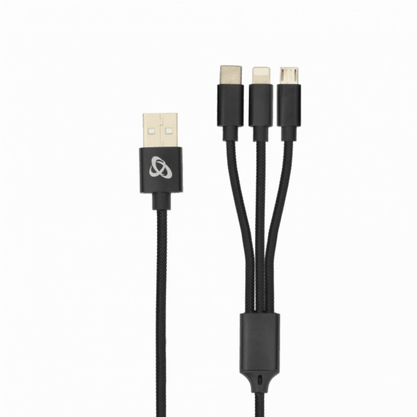 Sbox USB 2.0 8-pin/Type-C/Micro USB charging only 2.4A 1M BULK