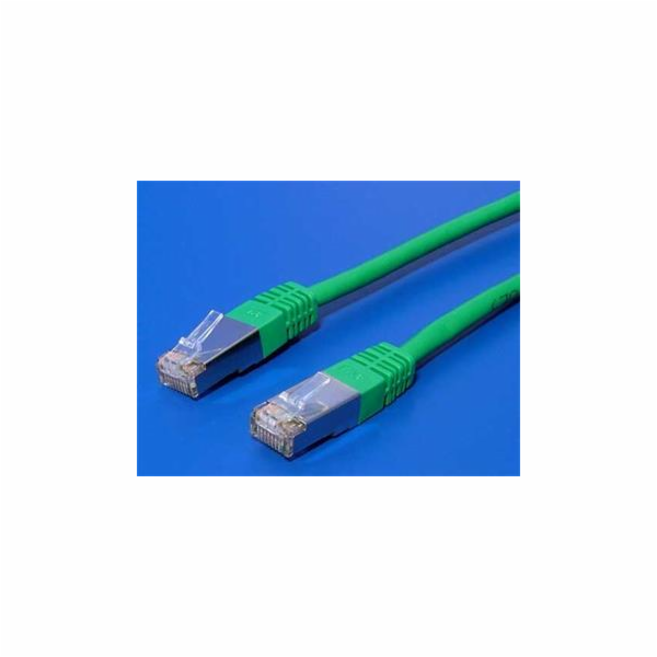 Patch kabel FTP cat 5e, 2m - zelený