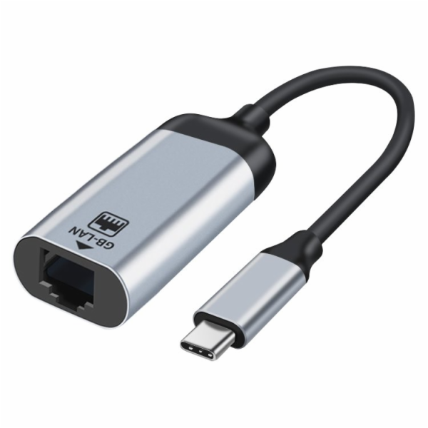 XtendLan XL-PCMRJ4515 XtendLan Adaptér USB-C na RJ45 15cm, 10/100/1000Mhz / WIN /Android / MacOS