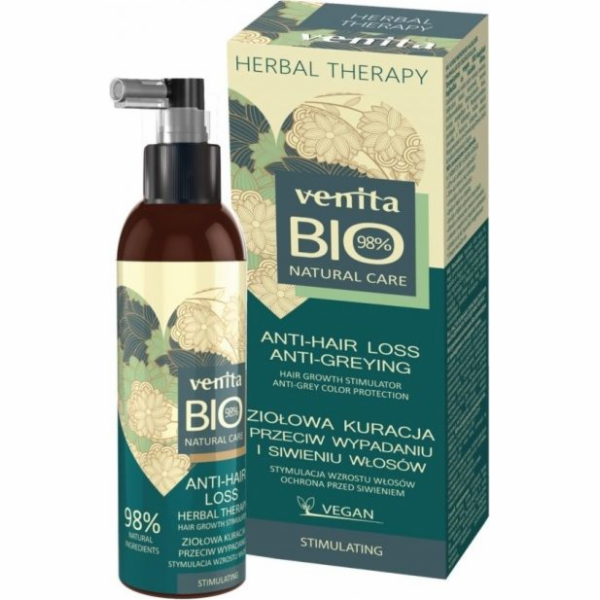 Venita Venita_Bio Natural Care Anti vypadávání vlasů bylinné ošetření proti vypadávání vlasů a šedá 200 ml