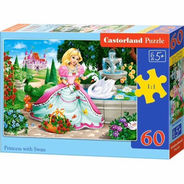 Castorland Puzzle 60 Princezna s labutěmi