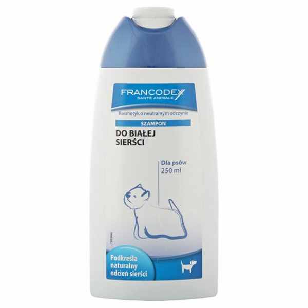 Francodex en bílý kožešinový šampon 250 ml