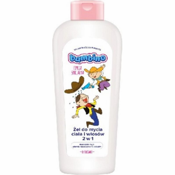 Bambino Body and Hair Washing Gel pro děti a děti děti- kovbojové 400 ml