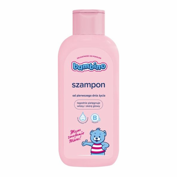Šampon vlasového šamponu Bambino pro děti a kojence 400 ml