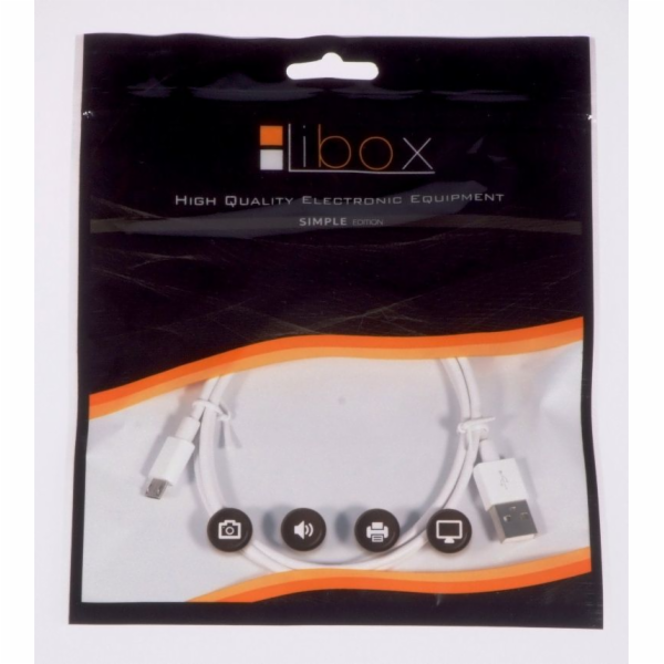 USB libox microUSB 1M White Cable (LB0067B)