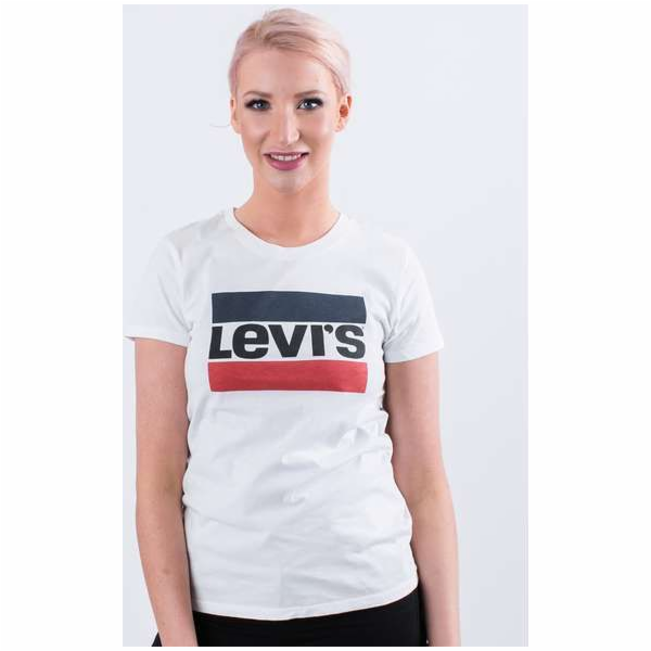 Levi s The Perfect Tee 0297 Logo Sportswear White - XS - Women - White