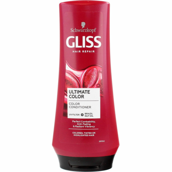 Gliss Kur Ultimate Color Conditioner Dimitace pro dimentované dimed a litemované vlasy 200 ml