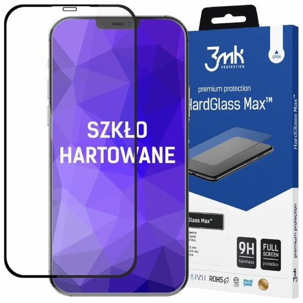 3MK 3MK Glass on the PardGlass Max Telefon pro Apple iPhone 12/12 Pro 6.1 Black Universal