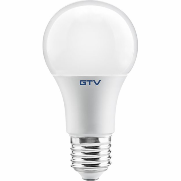 GTV LED žárovka E27 10W A60 SMD2835 studená bílá 840lm 6400K LD-PZ3A60-10W