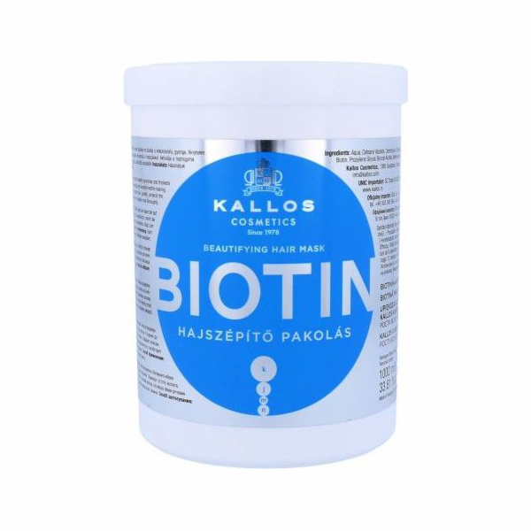 Kallos Biotin Hair Mask Mask 1000 ml
