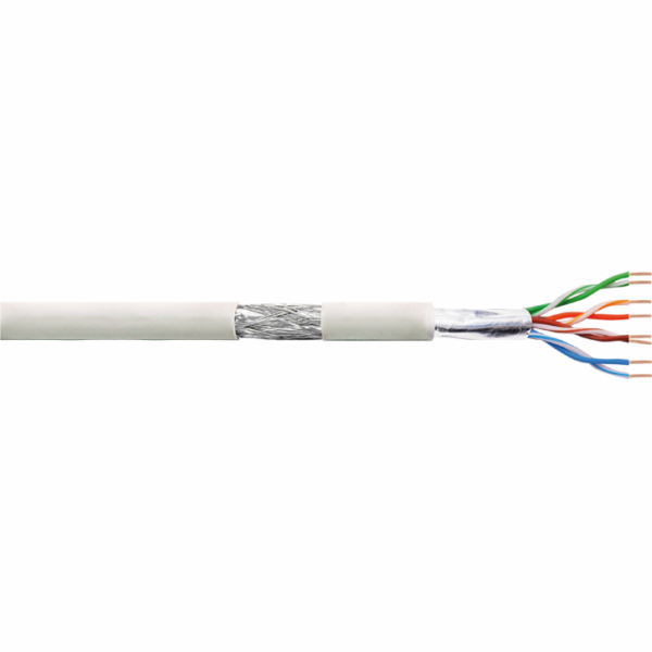 Instalační kabel LogiLink SF/UTP, CAT5E, 100 m, bílá (CPV0017)