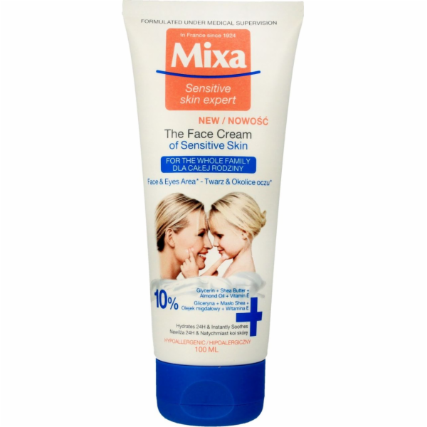 Mixa Senstivie Skin Expert Face Cream pro celou rodinu 100 ml