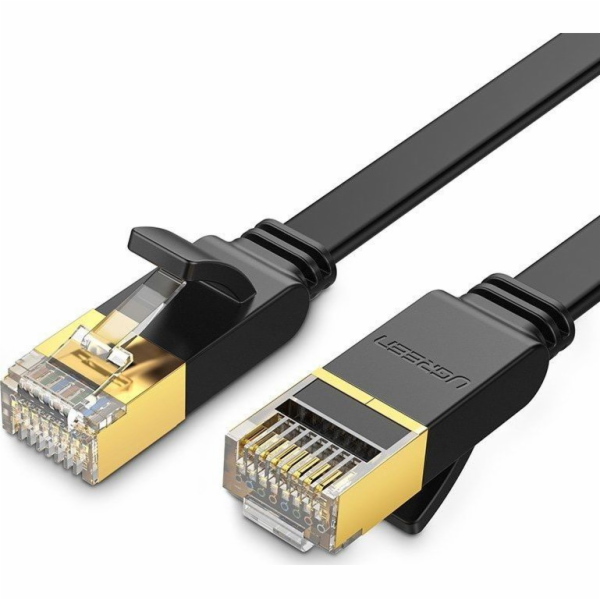 Ugreen Flat Network Cable Ugreen Ethernet RJ45, Cat.7, STP, 3M (černá)