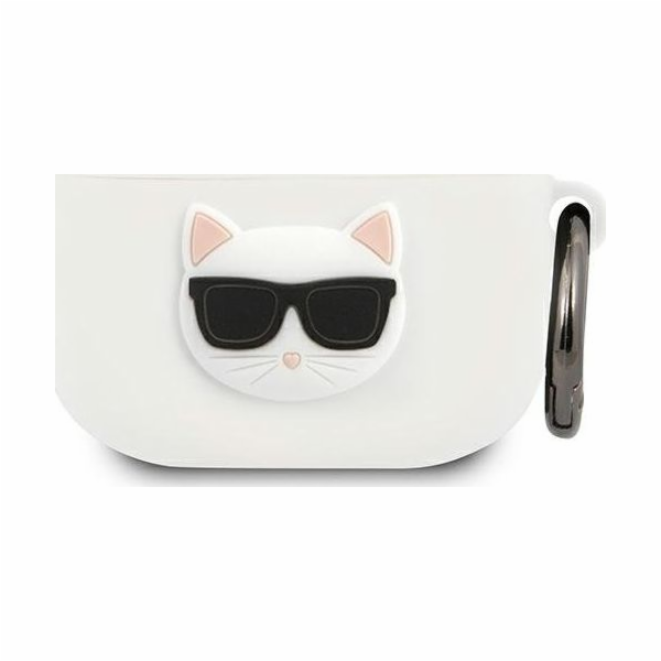 Karl Lagerfeld Case Karl Lagerfeld Klaca3silchwh Apple Airpods 3 Bílá/bílá silikonová chupeta