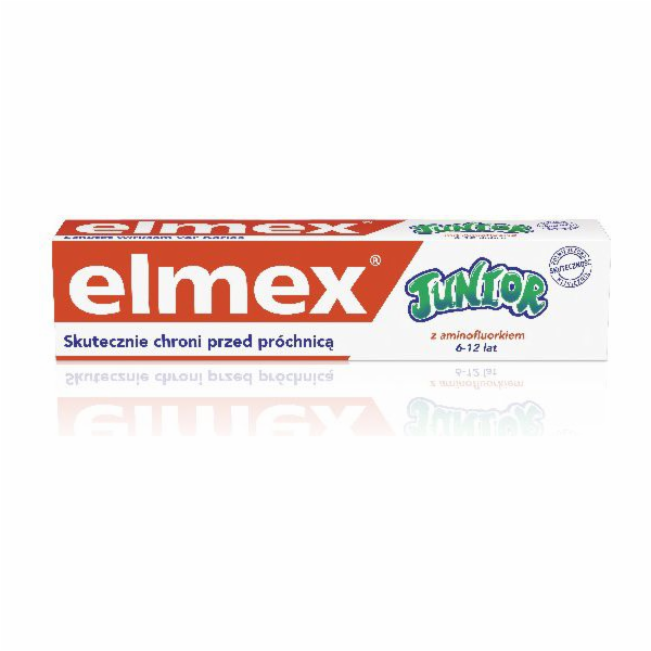 Elmex zubní pasta pro děti juniorské 6-12 let Druhý 50% 75mlx2