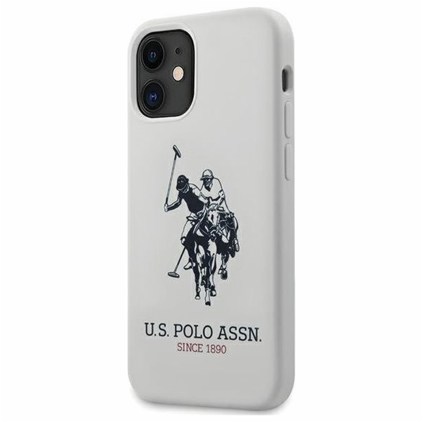 NÁS. Polo Assn Us Polo USHCP12SSLHRWH iPhone 12 Mini 5.4 White/White Silicone Collection