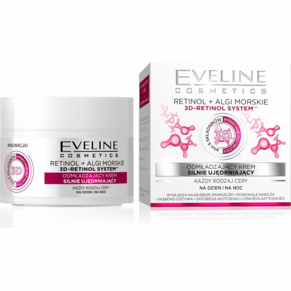 Eveline retinol+mořské řasy zpevňující krém na den a noc 50 ml