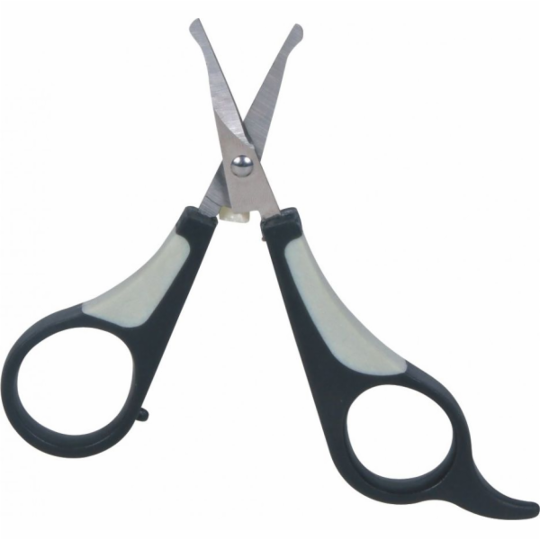 TRIXIE 2360 pet grooming scissors Black Grey Stainless steel Ambidextrous Universal