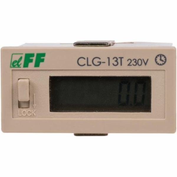 F&F COUNRAL TIME TIME INFORM 110-240V AC/DC 6 znaků Digitální tabulka 48x24mm (CLG-13T)