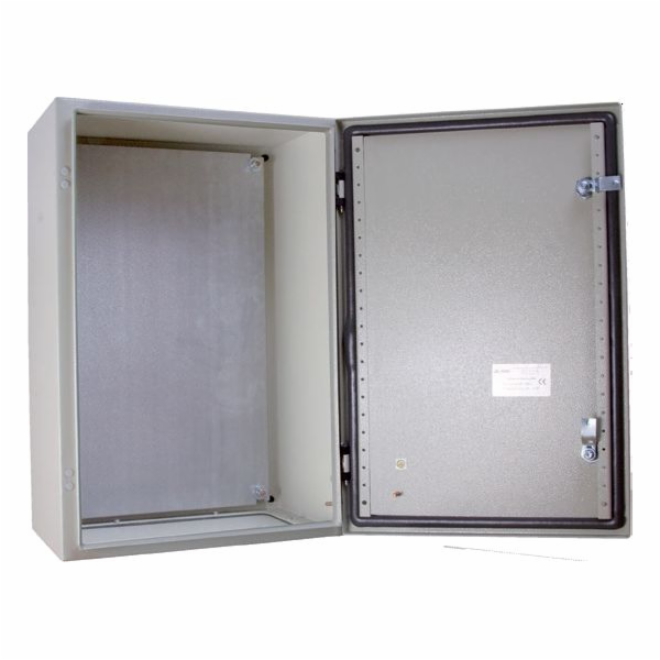 Housejte kovový kryt Ergom s montážní deskou IP65 šedá 50 x 50 x 26 cm (R30RS-01011101500)