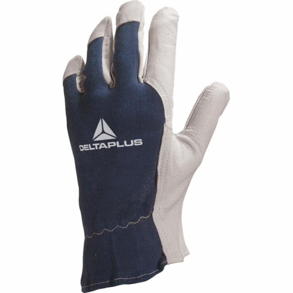 Delta plus kozí kožené rukavice Velikost 8 (CT402BL08)