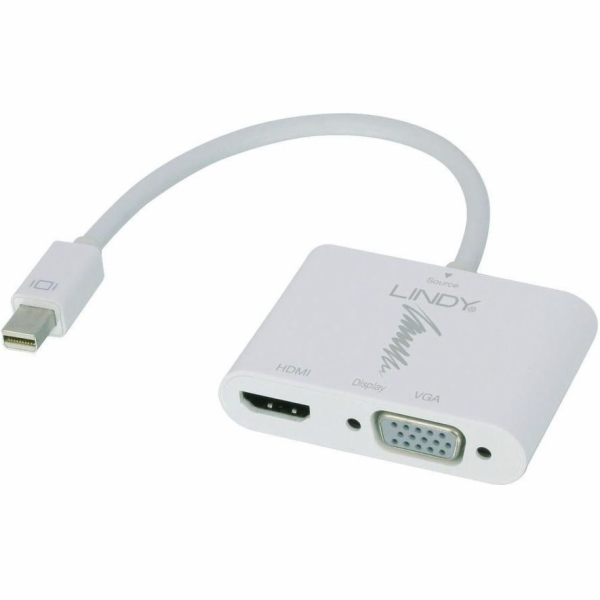 AV Lindy Displayport Mini - HDMI - D -Sub (VGA) White (41070)