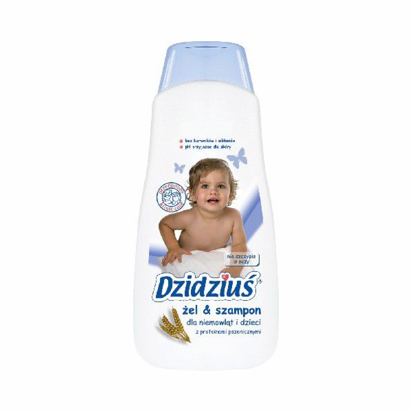 Dětský gelový šampon pro kojence a děti s pšeničnými proteiny 500 ml