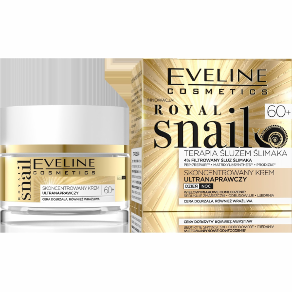 Eveline Royal Snail 60+ koncentrovaný ultra opravný krém pro den a noc 50 ml