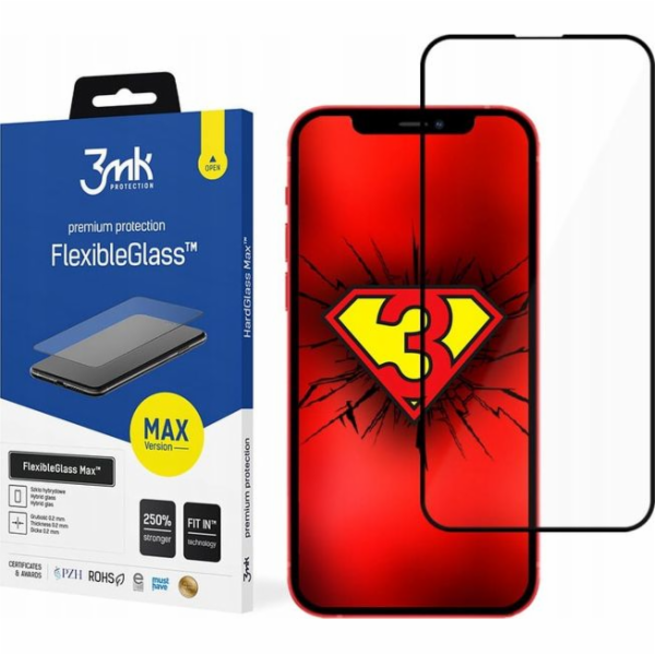 3MK Hybrid Glass 3MK Flexible Glass Max Apple iPhone 13/13 Pro Black