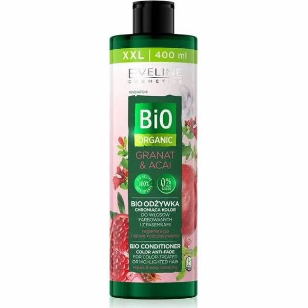 EVELINE EVELINE BIO Organic Granat & Acai Bio Nutriens Ochrana Barva - obarvené vlasy a 400 ml zvýraznění