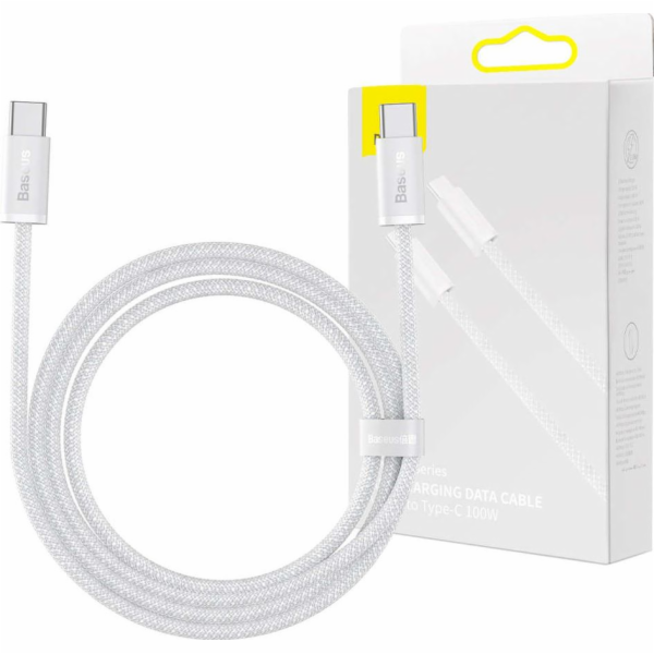 Kabel USB kabel USB-C pro USB-C BASEUS Dynamic, 100W, 1M (bílá)