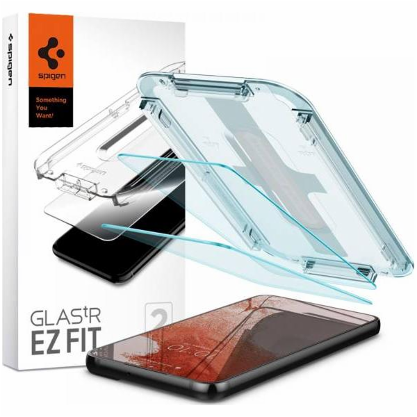 Spigen Tempered Glass Spigen Glas.tr ez fit Samsung Galaxy S22+ Plus [2 Pack]