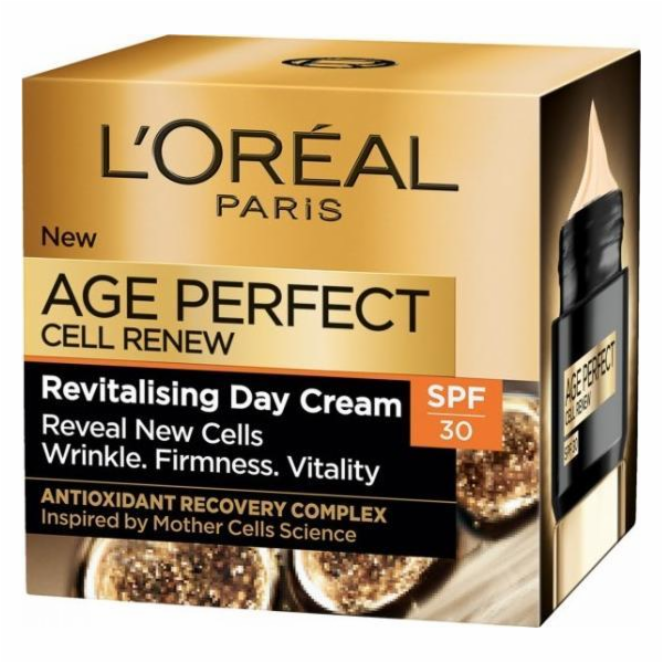 L Oreal Paris loreal_age Perfect Cell Renew Revitalization Day Cream Spf 30 Revitalizační anti -wrinkle krém pro 50ml