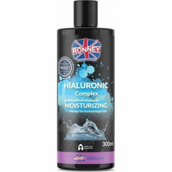 Ronney Ronney Haluronic Complex Profesionální šampon zvlhčující zvlhčující šampon pro suché a poškozené vlasy 300 ml