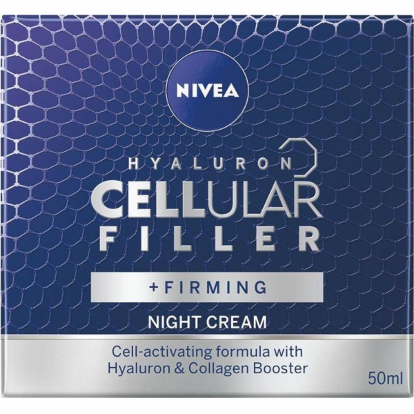 Nivea Hyaluron Cellular Filler + Zpevňující noční krém proti vráskám 50 ml