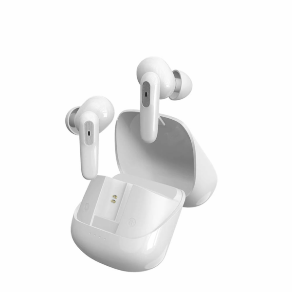 Sluchátka Strado Bluetooth bezdrátová sluchátka 5.0 TWS JS80 (bílá) Univerzální