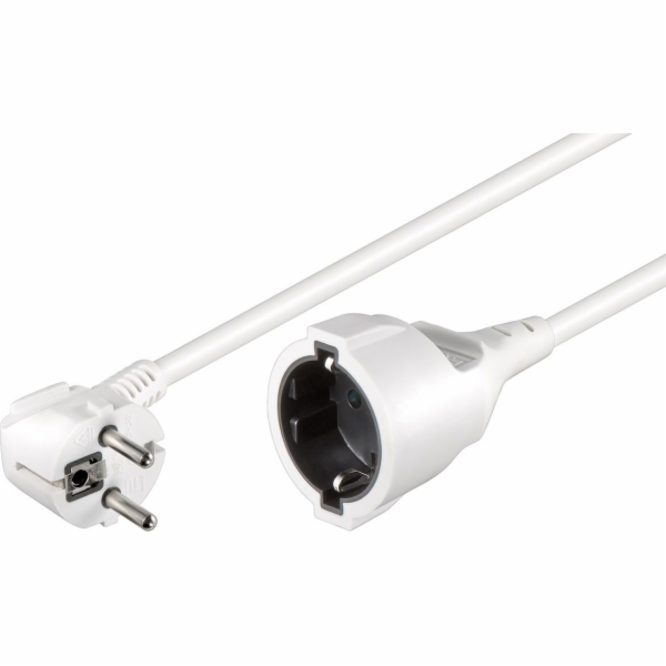 Prodlužovací kabel Goobay 1 x 230V H05VV-F3G1.5 White 5M (93088)