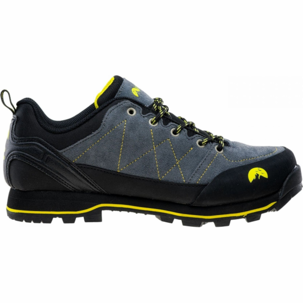 Pánské trekkingové boty Elbrus Men s Shoes Tilbur Steel Grey/Black/Lime R. 44