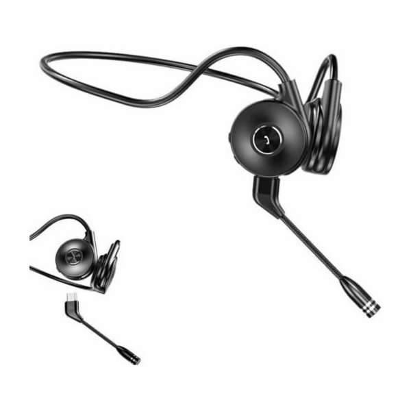 Bluetooth Bone M-1 bezdrátová sluchátka (černá) Universal