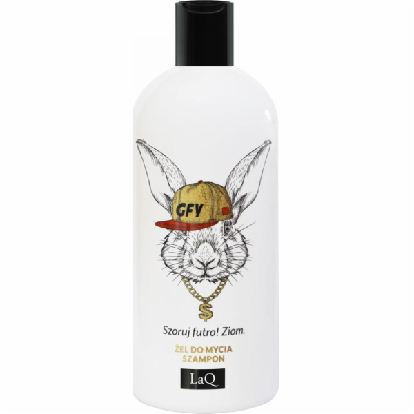 Laq Rabbit, mycí gel a 2in1 300 ml šamponu na vlasy