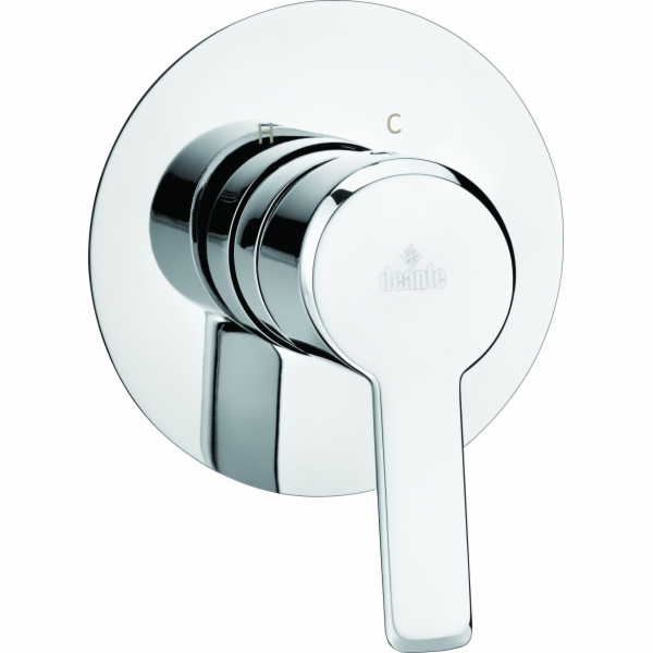 Concealed shower mixer without shower switch